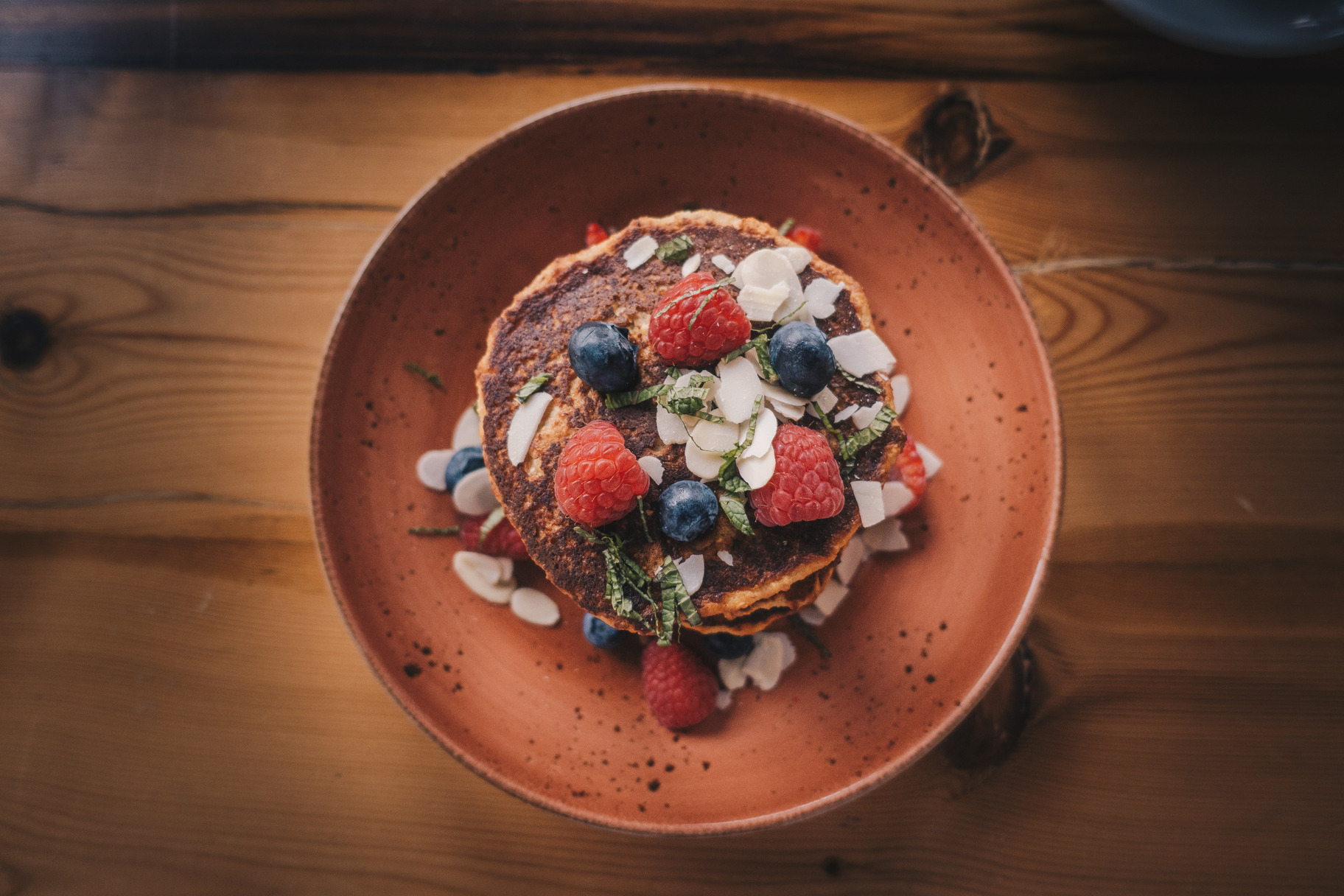 Pancakes Wholegrain with fruit &amp; Nuts